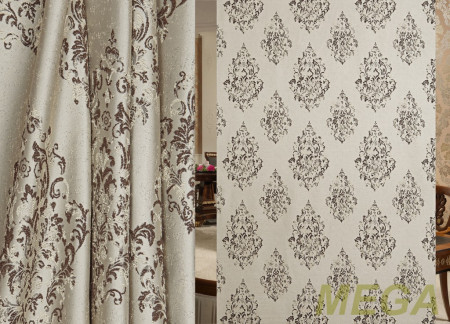 Ткани портьерные Однотон Жаккард ERT IOS 1-V144/280 P Jak