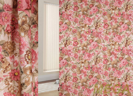 Ткани портьерные Печать Жаккард ERT DP3454-01/150 P Pech