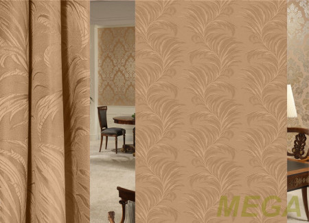 Ткани портьерные Однотон Жаккард ZG 249-66/155