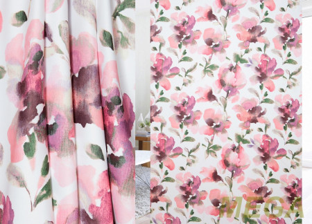 Ткани портьерные Печать Сатен TC PDX97188-4/280 PPech