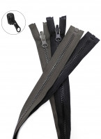 Молния трактор Т8 1 замок у/з бегунок перекидной LOGO 85см в Дагестане