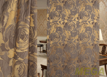 Ткани портьерные Многоцвет Жаккард RM R1655-col.6/300 P