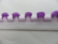 Резинка ажурная № 528 помпон 12мм