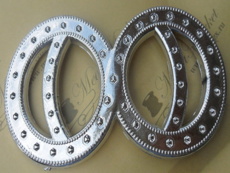 Пряжка металлизированная "ММ" в Дагестане