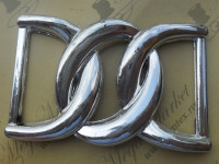 Пряжка &quot;ММ&quot; металлизированная № 206 (8см)