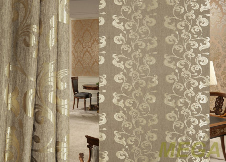 Ткани портьерные Однотон Жаккард HT AND6328-24/280 P Jak