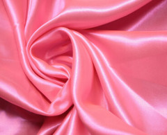 Атлас Сатин 100% п/эстер 100гр/м погон гладь (Розовый)