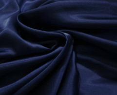 Атлас Сатин 100% п/эстер 100гр/м погон гладь (Синий темный)