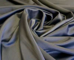 Атлас Сатин 100% п/эстер 100гр/м погон гладь (Серый темный)