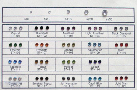 Стразы холодной фиксации в Дагестане