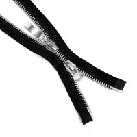 Молния металл никель Т-8 2 замка Разъемная 90см в Дагестане