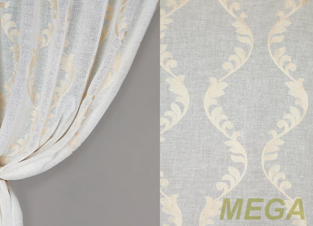 Ткани портьерные Вышивка Лен HH MJ615-000/280 LB