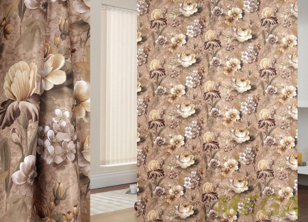 Ткани портьерные Печать Блэкаут HH ZXY2109-02/280 BlPech