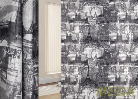 Ткани портьерные Печать Блэкаут HH ZXY2206-03/280 BlPech