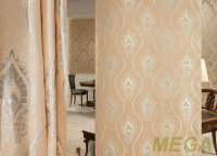 Ткани портьерные Жаккард Блэкаут HXN HF3323-27/280 BL