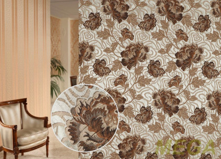 Ткани портьерные Многоцвет Жаккард AL MF137S-V8452/290 PJac