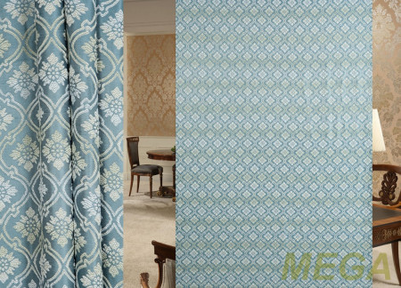 Ткани портьерные Многоцвет Жаккард GL 6006B-5/280 PJac