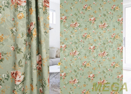 Ткани портьерные Печать Жаккард GL PP1055-7/150 P Pech