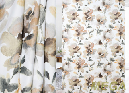 Ткани портьерные Печать Сатен TC PDX97188-1/280 PPech