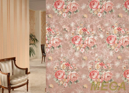 Ткани портьерные Печать Жаккард ERT DP3078-01/150 P Pech