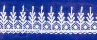 Кружево № 4001213 шир 40мм(уп.9м)