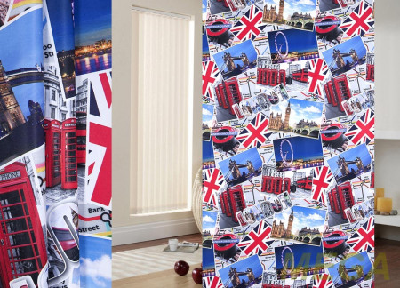 Ткани портьерные Печать Сатен WNT LONDON/280 P Pech