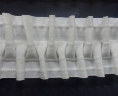 Шторная тесьма 60мм, №605 матовая буферная,4 нитки   (кор.30шт по 50 метр)