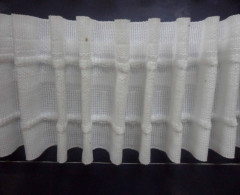 Шторная тесьма 60мм, №606 матовая равномерная,2 нитки   (кор.30шт по 50 метр)