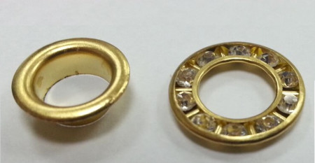 Люверсы со стразами 15мм в Дагестане