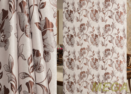 Ткани портьерные Жаккард Блэкаут ERT SBJ330-10/280 Bl