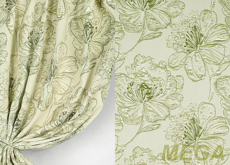 Ткани портьерные Многоцвет Жаккард CM 7601-V6/280 PJac