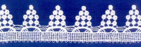 Кружево № 4005384 шир 40мм(уп.9м)